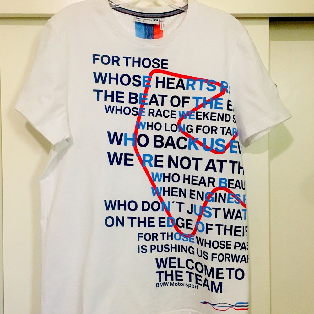 BMW Motorsports Powered By M Tee Shirt
